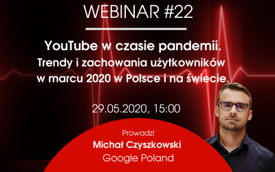 YouTube w czasie pandemii. Trendy i zachowania użytkowników w marcu 2020 w Polsce i na świecie